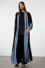 Trendyol Black Blue Woven Cap & Abaya & Abaya