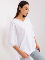 White oversize blouse RUE PARIS