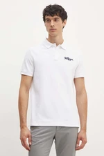 Bavlněné polo tričko Tommy Hilfiger bílá barva, s aplikací, MW0MW35603