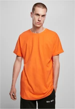 Tangerine T-shirt with a long shape