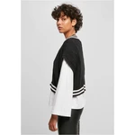 Women's cropped knit College Slipover black