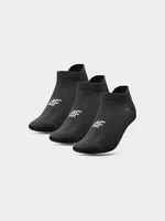 Pánské sportovní ponožky pod kotník (3-pack) - černé