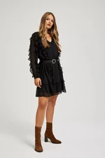 Dress with ruffles