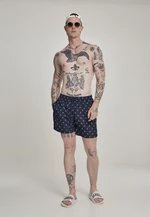 Patterned swimsuit shorts anchor/navy