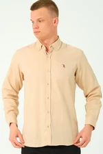 G674 DEWBERRY MEN'S SHIRT-BEIGE-2