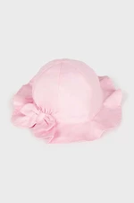 Dětská bavlněná čepice Mayoral růžová barva