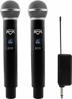 Veles-X Dual Wireless Handheld Microphone Party Karaoke System with Receiver Conjunto inalámbrico 195 - 211 MHz