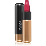 KIKO Milano Velvet Passion krémová rtěnka s matným efektem odstín 345 Lacquer Red 3,5 g