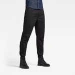 G-STAR Pants - Chino relaxed cuffed trainer black