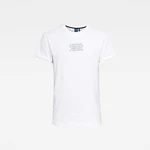 G-STAR T-shirt - Chest text graphic r t white