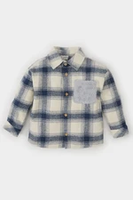 DEFACTO Baby Boy Flannel Plaid Long Sleeve Shirt