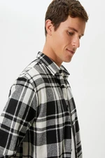 Koton Lumberjack Shirt Classic Collar Long Sleeve with Buttons