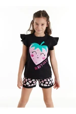 Denokids Berry Cute Girls T-shirt Shorts Set