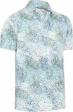 Callaway Mens Abstract Artisan Print Alb luminos L Tricou polo