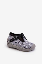 Comfortable children's slippers BEFADO grey