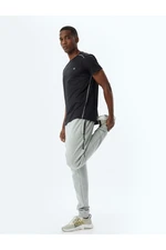 Koton Sports Sweatpants Jogger Waist Lace-Up Striped Detail Pocket Cotton Blend