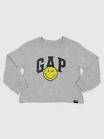 GAP Gap & Smiley® Triko dětské Šedá