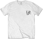 Korn Koszulka Scratched Type Unisex White S