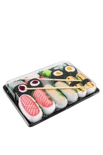 Sushi ponožky Duhové ponožky 5 párů: Máslová ryba Tamago Losos Maki