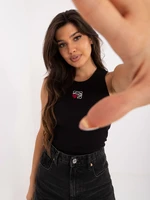 Black cotton top