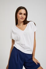 Women's T-shirt MOODO - white