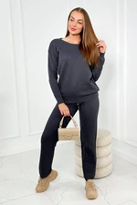 Sweater set: sweatshirt + pants Graphite