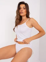 White two-piece viscose nightset