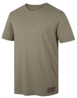 Men's cotton T-shirt HUSKY Tee Base M dark khaki