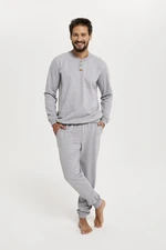 Tracksuit, long sleeves, long trousers - melange