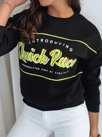 RACE women's sweatshirt black Dstreet z