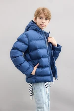 DEFACTO Boy's Water Repellent Hooded Coat