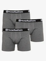 Horsefeathers Dynasty Boxerky 3 ks Šedá