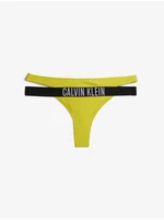 Žlutý dámský spodní díl plavek Calvin Klein Underwear - Dámské