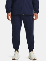 Tmavomodré športové tepláky Under Armour UA Unstoppable Flc Joggers