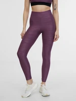 Orsay Purple Women's Patterned Sports Leggings - Women's