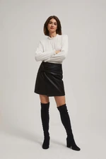 Skirt made of imitation leather