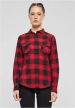 Amy Flanell Girls Shirt red/black