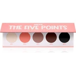 Miyo Eyeshadow The five points paletka očních stínů odstín 10 Fancy Peach 1 ks