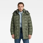 G-STAR Bunda - G-Whistler Pdd Hdd Parka zelená