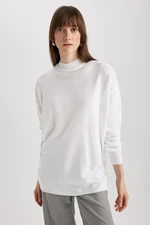 DEFACTO Relax Fit Half Turtleneck Basic Sweater Tunic