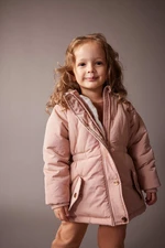 DEFACTO Baby Girl Hooded Waterproof Coat