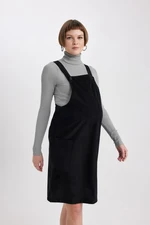 DEFACTO Regular Fit Midi Maternity Overalls Dress