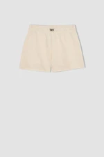 DEFACTO Girl's Woven Labeled Shorts