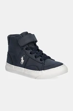 Dětské sneakers boty Polo Ralph Lauren RYLEY MID tmavomodrá barva, RL00906410