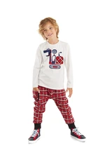 Denokids Let's Work Boy's T-shirt Trousers Set