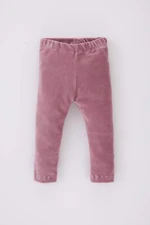 DEFACTO Baby Girl Straight Leg Velvet Tights