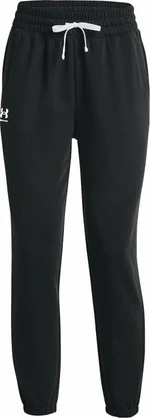 Under Armour Women's UA Rival Terry Black/White M Pantaloni / leggings da corsa