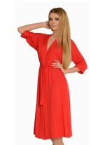 Bathrobe De Lafense 940, 942 Visa M-2XL women's red 024