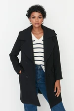 Trendyol Black Button Closure Cachet Coat