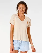 Rip Curl SWC V NECK TEE Nude T-shirt